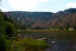 Plešné jezero - oblíbený výletní cíl